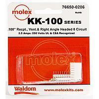 Molex 76650-0206 Connector Kits KK-100 Connector Kit V & RA Hdr Rec 8Ckt