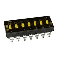 CTS Electronic Components 219-7MSTR DIP Switches 7 switch sections SPST