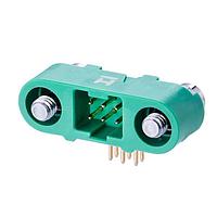 Harwin G125-MH10605M3P Shrouded G125-SL MALE HORIZ PCT 6-WAY