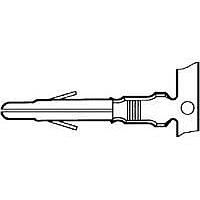 AMP Connectors - TE Connectivity 350873-1 (Mouser Reel) Pin & Socket Connectors PIN CONTACT Reel of 1000
