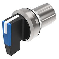 EAO 45-2828.2D60.001 Switch Actuators Selector switch actuator 2 positions blue 0-main 90? long lever front/housing metal