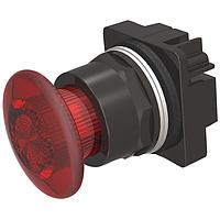 SIEMENS 52BP2XR Mushroom OPER,NEMA4X,2POS,MTD,FULL ILL RED