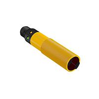 Banner Engineering S18S2P6FF100Q Photoelectric Sensors EZ-BEAM S18 Series: Fixed Field; Range: 100 mm; Input: 10-30 V dc; Output: PNP - Light Operate; 4-pin M12 Integral QD