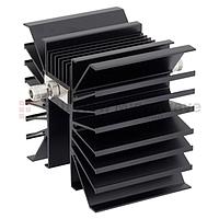 Fairview SA3NFF300W-10 10 dB Fixed Attenuator N Female To N Female Directional Up To 3 GHz Rated To 300 Watts With Black Aluminum Heatsink Body