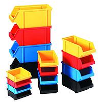 Flambeau 351BA Boxes Storage Bins - Set of (16) 60Y, (24) 120R, (24) 120R, (24) 240Y & (16) 480B