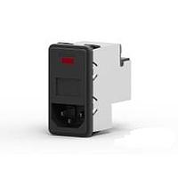 Corcom - TE Connectivity PS000SHXB Inlets 10A SINGLE FUSE SNAP IN MOUNT