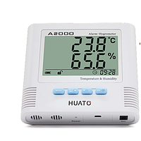 HUATO A2000-TH Sound & Light Alarm Hygro-thermometer (-20~+70℃, 0 ~ 100%RH)