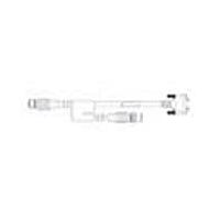 Omron Automation and Safety V430-WQR-3M Accessories CBL, M12 TO M12/DB-9 RS232, 3M