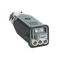 HARTING 09573080500000 Hybrid HAN 3A RJ45 HYBRID PLUG AC