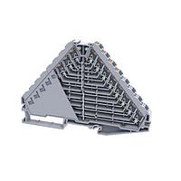 Altech CP8L32(I.S)H/BU Distribution Terminal Block DIN Term Blk Push-In, 2x16 Conn