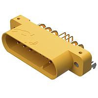 Amphenol Positronic GFSH109M4LN/AA Connectors Mixed Density Power Connector,10 size 16 and 9 size 22 contacts,Pin (Male),Right Angle Solder