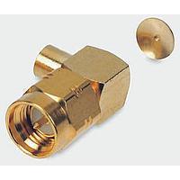 Radiall R124154003W Connectors SMA / RIGHT ANGLE PLUG SOLDER TYPE CABLE .141