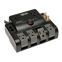 Tripp Lite TLP606RNET Surge Protectors SurgeProtector 6 Out RJ11 Coax 6' Cord