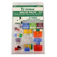Littelfuse 00940475Z ATO, Mini, Maxi, Super Value Pack 21 Blade Fuse Tech Pack