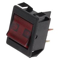 CW Industries CRTL111A250V1M9 Rocker Switches DP RKR 250V BLK/RED