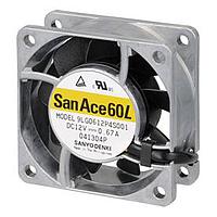 Sanyo Denki 9LG0624M4D001 Axial Axial, 60x60x25mm, 24VDC, 0.1mmAq, Ribless, Long Life 180K, 3xWire, Lock Sensor