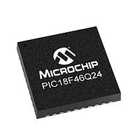 Microchip Technology PIC18F46Q24-I/MP Microcontrollers 64KB Flash, 4KB RAM, 512bytes EEPROM, MVIO, 10b ADC2, 8b DAC, ACP, Comp, PWM,
