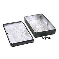 Hammond Manufacturing 1590WDDFLBK Die-cast box Diecast w/Flange 7.4x1.3x4.7" Black