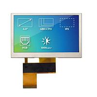 Riverdi SM-RVT43HLTNWN00 TFT LCD Displays 4.3" RGB, High Brightness, IPS, no touch