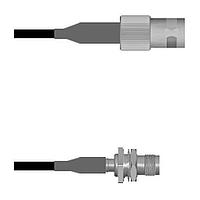 Amphenol Custom Cable Q-0904I0008120i RF Cable Assemblies BNC-SJ/TNC-SJB RG58 120I
