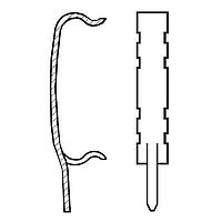 EPCOS B65888A2002X Clamp CLM/P-RM14 2 PCS REQUIRED