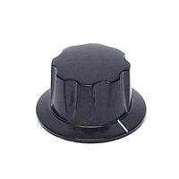 Davies Molding 1913BW Cylindrical Knob with Skirt 1 1/8"D X 5/8"H