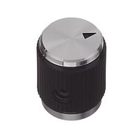 APEM KN501BA14 Cylindrical Knob Aluminum Knob w/ Arrowhead indicator