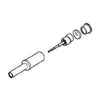 AMP Connectors - TE Connectivity 1757624-1 Rack & Panel Connectors SZ 8 COAX PIN RG142 HEX CRIMP