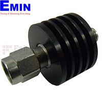 Fairview  SA6S5W-06  6 dB Fixed Attenuator SMA Male To SMA Female Up To 6 GHz Rated To 5 Watts With Black Aluminum Heatsink Body