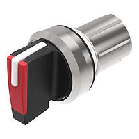 EAO 45-280S.2C20.003 Momentary-Rest-Momentary Selector switch actuator 3 positions red mom-0-mom 45? short lever front/housing metal