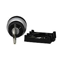 Eaton M22-WS-MS8 Keylock Switches 2-POS MOM KEY SEL SWTCH SIL-BZL MS8 WD-0