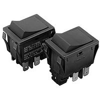 Omron Electronics A8GS-T1385K Rocker Switches DelayOFF SignalSPST+ PowerDPST QC187 Hor