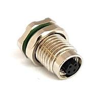 Bulgin PXMBNI05RPF03APC Straight M5 Series Rear Panel Mount Conn