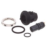 Amphenol Alden 320406 Connectors R Pnl Mnt Solder Cup 3 Pole 22 AWG