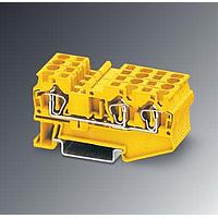 PHOENIX CONTACT 3037368 Feed Through Terminal Block ST 4 TWIN YE