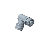 Amphenol LTW M12A-05BFFA-SR7001 Circular Metric Connectors M12 Circular Metric Connector, A Code, Metal, 4A, 05 pins, Female Connector, Female Contact, Right Angle, Screw Thread, Solder, Field Installable, F4.5 - F6.5mm, IP67 Mated