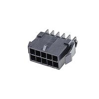 Molex 203632-1000 Plug Housing Dual Row 10 Ckt Panel Mounts Black