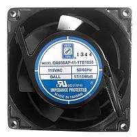 Orion Fans OA938AP-22-2WB1855 Axial Axial Fan, 92x92x38mm, 230VAC, 42CFM, 13W/11W, 33.4dBA, Ball, Wire, IP55