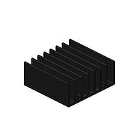 Cincon M-C092 DC/DC Converter Stand Alone Heat Sink, Transverse Fins, Half Brick, 25.4mm (Includes: 1 Heatsink - no screws /no washers / no pads)