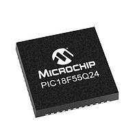 Microchip Technology PIC18F55Q24-I/6LX Microcontrollers 32KB Flash, 2KB RAM, 512bytes EEPROM, MVIO, 10b ADC2, 8b DAC, ACP, Comp, PWM,