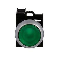 Eaton M22-DL-G-K11-230G Pushbutton Switches ILL MOM PB SIL-BZL FLSH GRN 85-264VAC