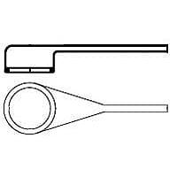 Raychem - TE Connectivity 222D953-25/225-0 Boot, 90 Deg 222D953-25/225-0