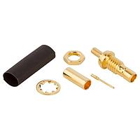 Amphenol RF 142191-75 Connectors SMB BULKHEAD JACK 179 75 OHM MINI GOLD