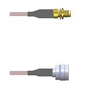 Amphenol Custom Cable Q-31056000H024i RF Cable Assemblies SMA-SJB/TNC-SP G142 24I