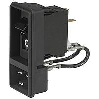 Schurter EF11.A326K200C0.0012.01-20A Inlets 2P 20A w/ circ break Illum ON/OFF mark