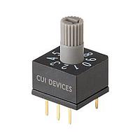 Same Sky (formerly CUI Devices) RDS7-10S-1065-73-SMT-TR-67 DIP Switches 10 Position Surface Mount 2.54 mm Pitch IP67 Flush 7.3 mm Raised Actuator