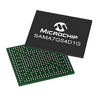 Microchip Technology SAMA7G54D1G-I/4UB Microprocessors - MPU CORTEX-A7 MPU,BGA,IND TEMP,1Gb DDR3