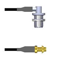 Amphenol Custom Cable Q-1S02Y0008096i RF Cable Assemblies N-RJB/SMA-SJB RG58 96I