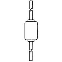 Microsemi JANTX1N5615 Fast Recovery Rectifiers 200V 1A UFR,FRR THT