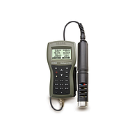 HANNA HI9829-13202 Multiparameter pH/ISE/EC/DO/Turbidity Waterproof Meter with GPS (0.00 ~ 14.00 pH; 20m; GPS; Logging)